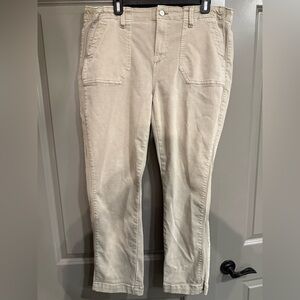 PAIGE Light Green Casual Trousers